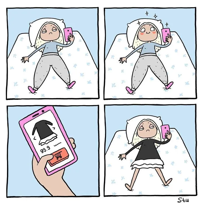 Los problemas de las chicas ilustrados en 30 divertidos cómics de la artista rusa Anastasia Ivanova