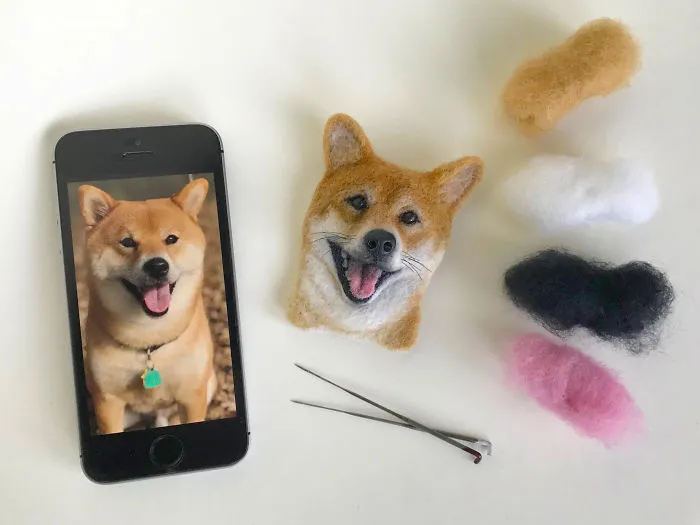 I Use Natural Sheep's Wool To Felt 3D Animal Portraits And I Love Every Model I've Created (26 Pics)