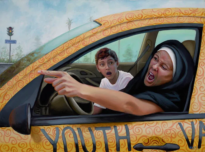Dear Parents, Sister Regina Will No Longer Be Driving The Church Van