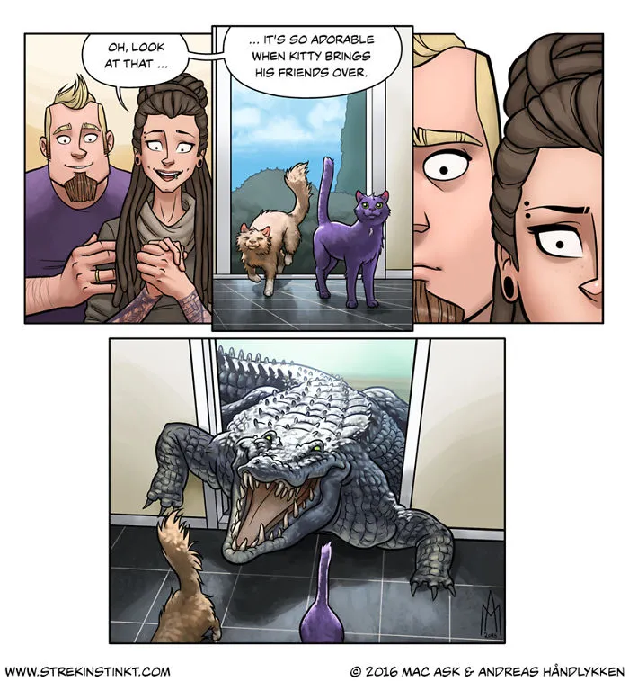 We're A Married Couple Who Illustrate Our Everyday Problems With A Surreal Twist