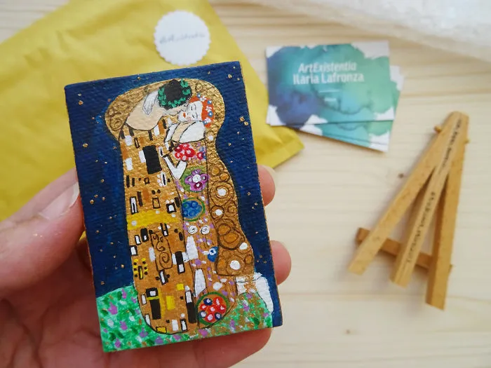 Mini Klimt's Kiss
