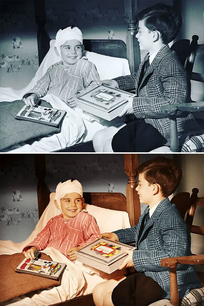 27 Old Photos Before And After I Colorized Them