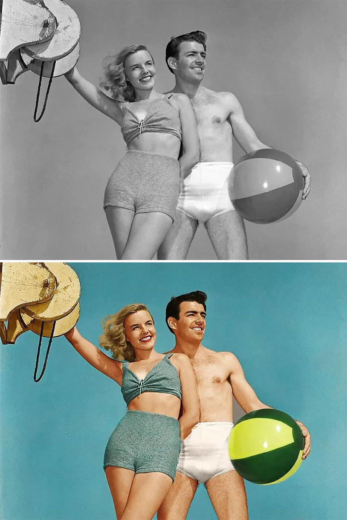27 Old Photos Before And After I Colorized Them