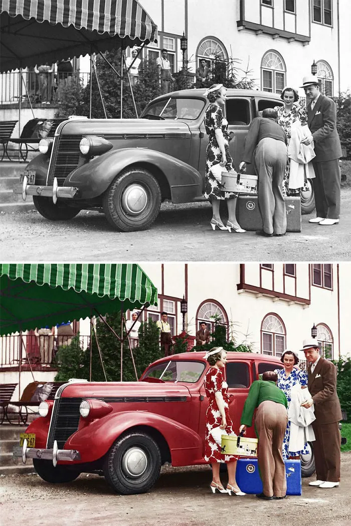 27 Old Photos Before And After I Colorized Them