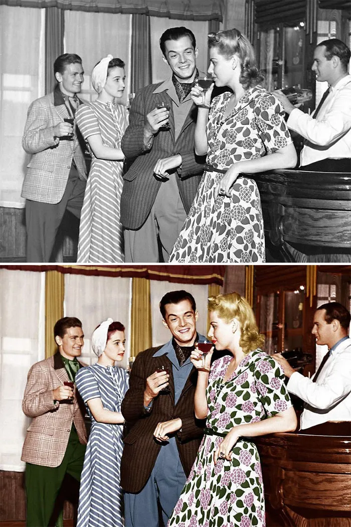 27 Old Photos Before And After I Colorized Them
