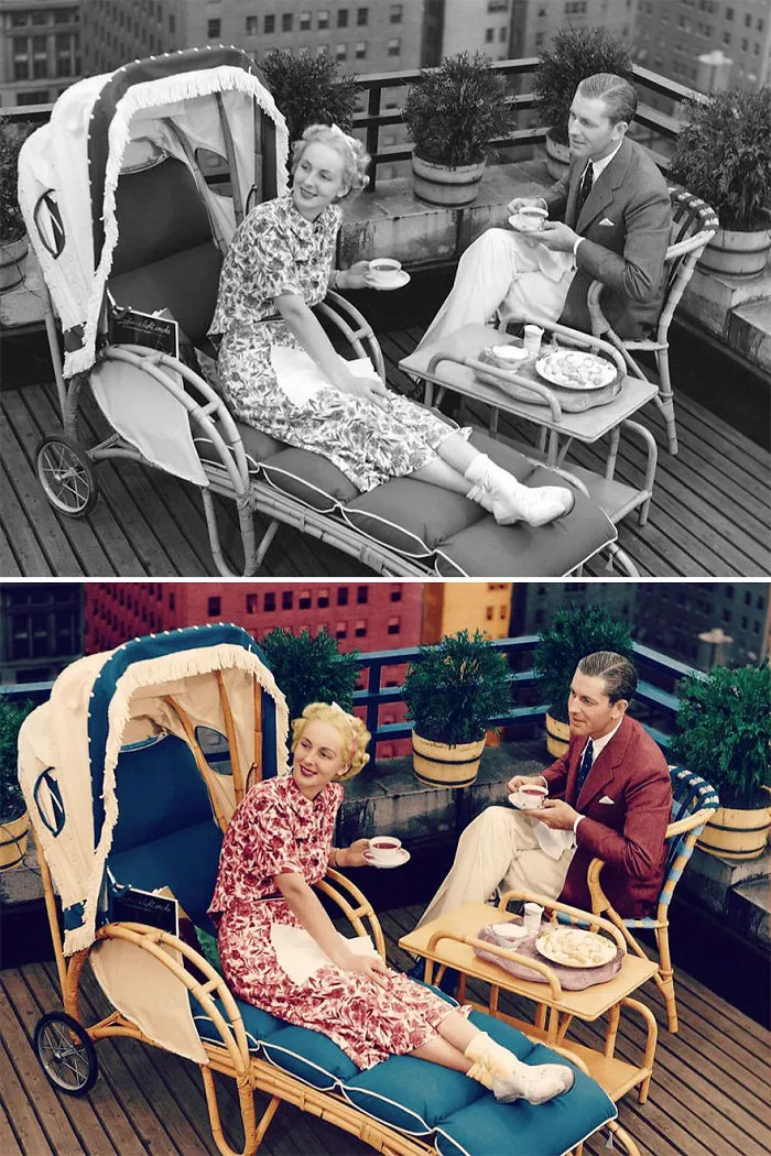27 Old Photos Before And After I Colorized Them