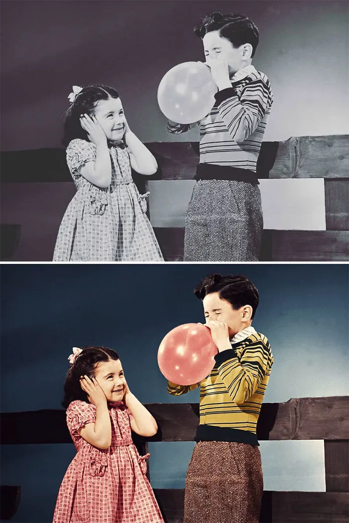 27 Old Photos Before And After I Colorized Them