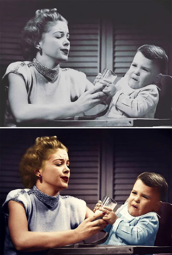 27 Old Photos Before And After I Colorized Them