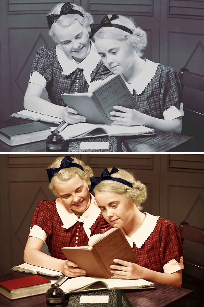 27 Old Photos Before And After I Colorized Them