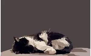 I Create Artwork Of My Cat Because She's Literally The Cutest Thing