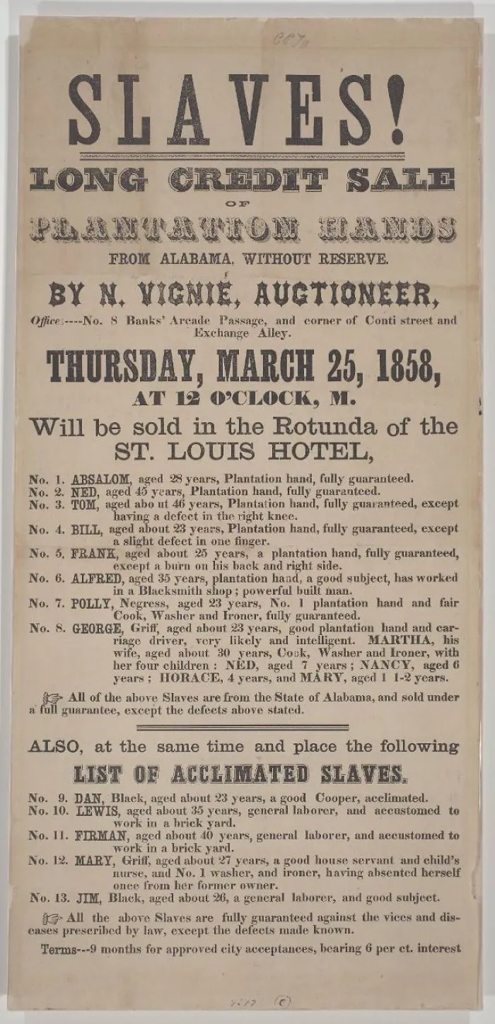 These 22 Unbelievable Ads For American Slaves From The 19th Century Will Infuriate You