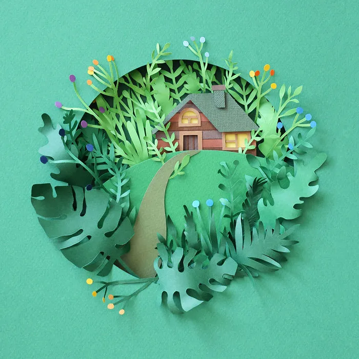 I Made Hundreds Of Paper Plants To Bring Spring Closer, Or Paper World