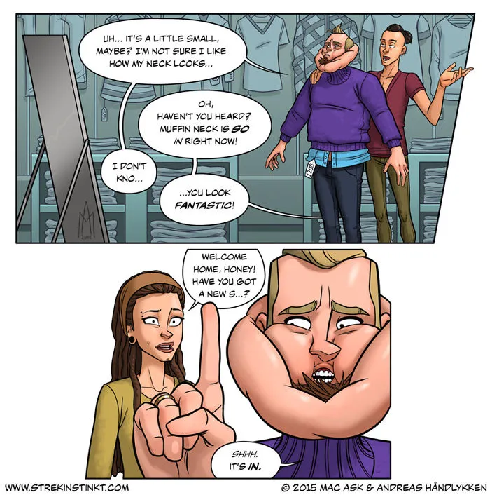 We're A Married Couple Who Illustrate Our Everyday Problems With A Surreal Twist