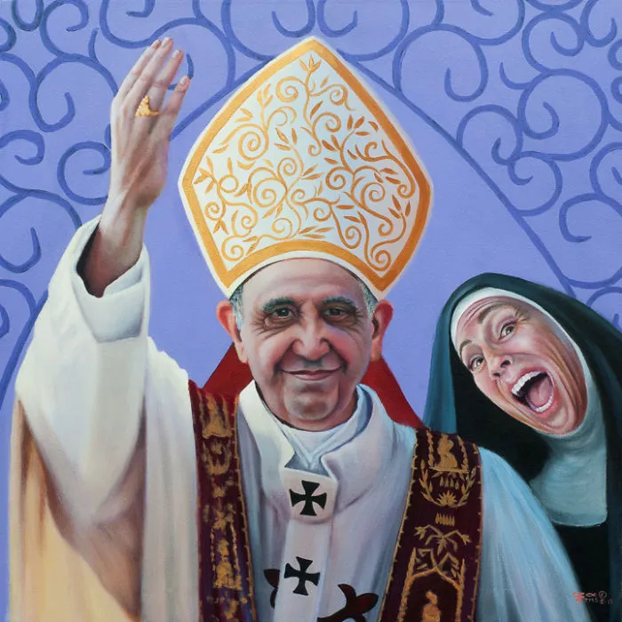 Sister Phoebe Was A Photo Bomber