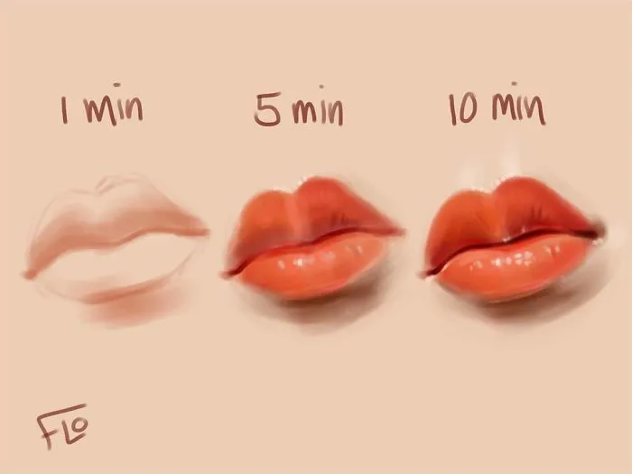 Artist Shows How Much Time She Actually Needs To Perfect One Drawing