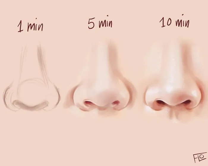 Artist Shows How Much Time She Actually Needs To Perfect One Drawing