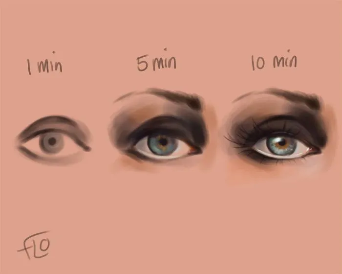 Artist Shows How Much Time She Actually Needs To Perfect One Drawing
