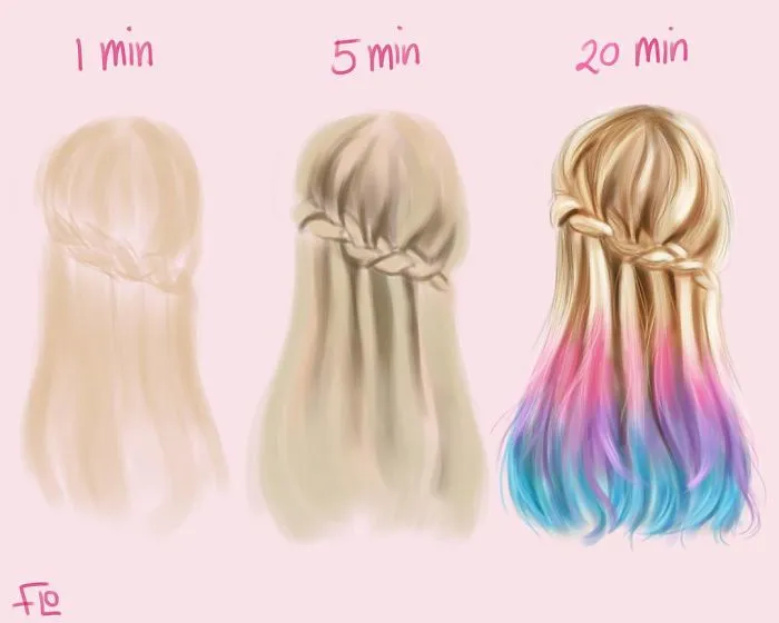Artist Shows How Much Time She Actually Needs To Perfect One Drawing