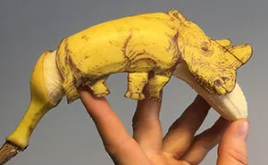 Artist Transforms Bananas Into Works Of Art, And The Result Is Surprisingly Good