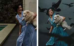 20 Before & After Pics Of Magic Scenes That I Took In My Backyard