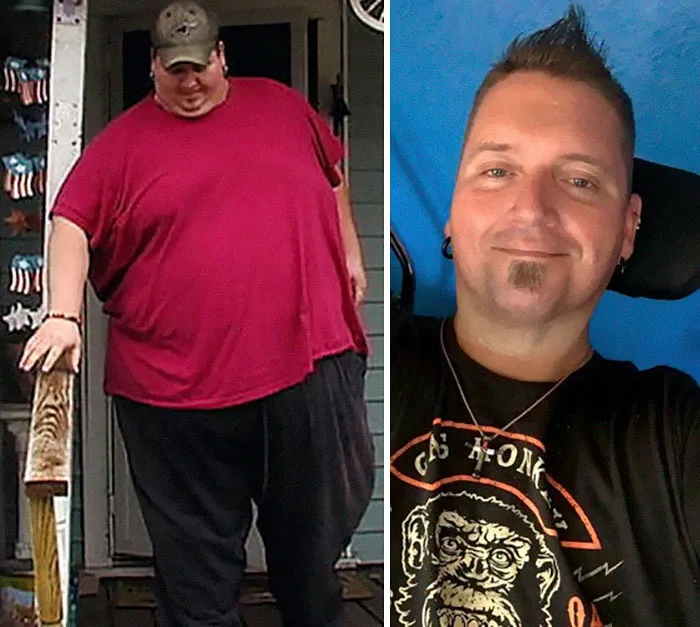 Donald Shelton  Was  675 Lbs, He Dropped To  295 Lbs