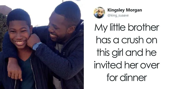 Teen Invites His Crush Over For Dinner, And His Big Brother Surprises Everyone