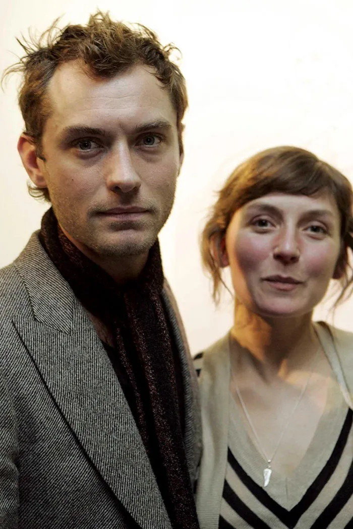 Jude Law With His Sister Natasha