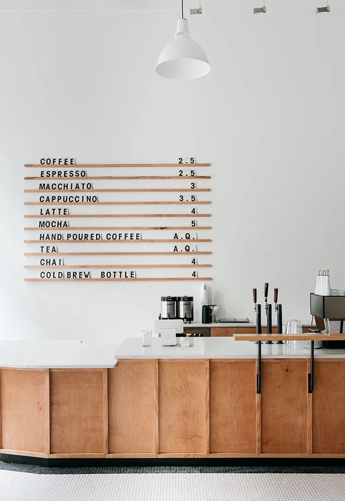 Minimalist Coffee Shop