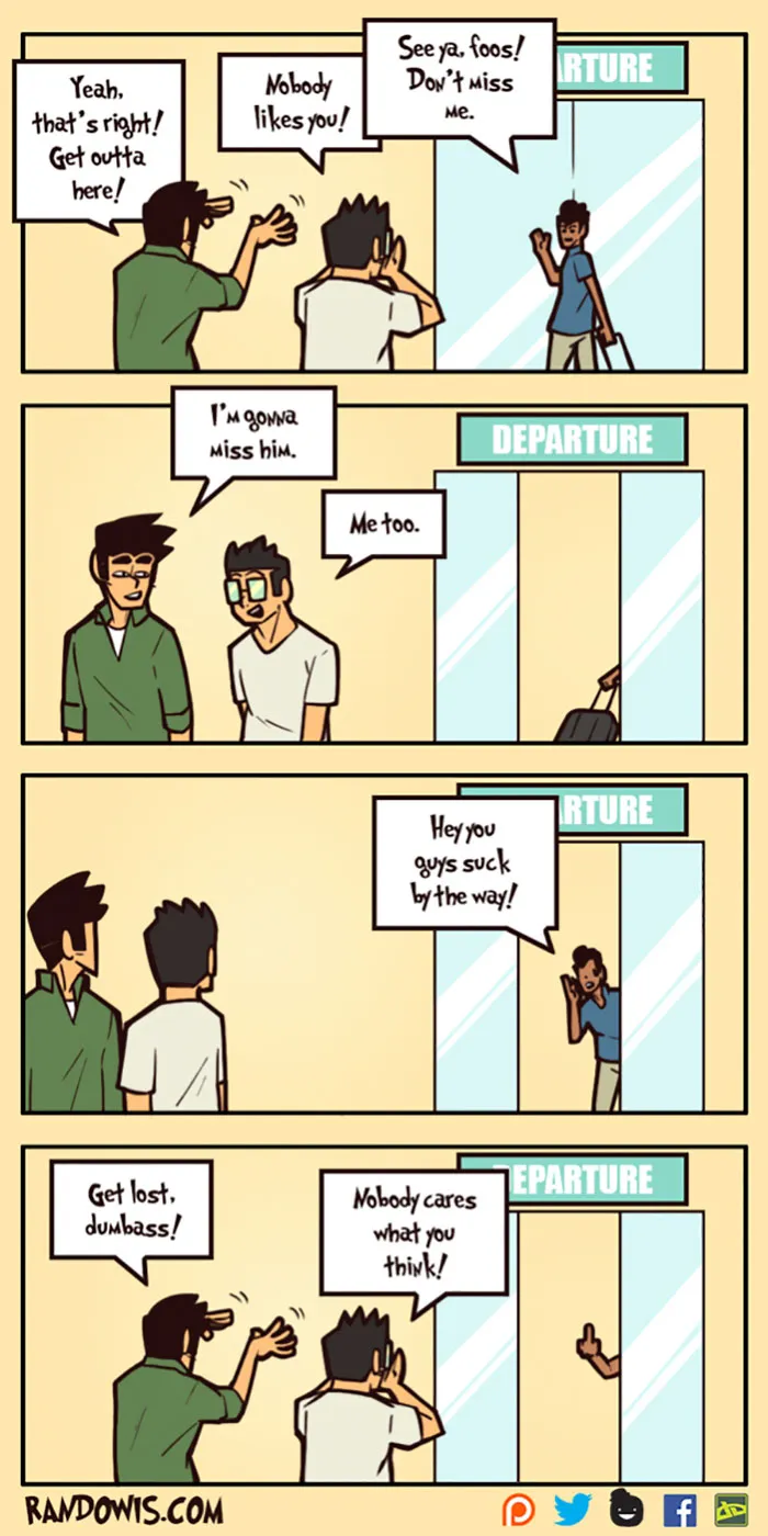 30 Socially Awkward Situations And Funny Random Thoughts That Gained This Artist 100,000 Followers