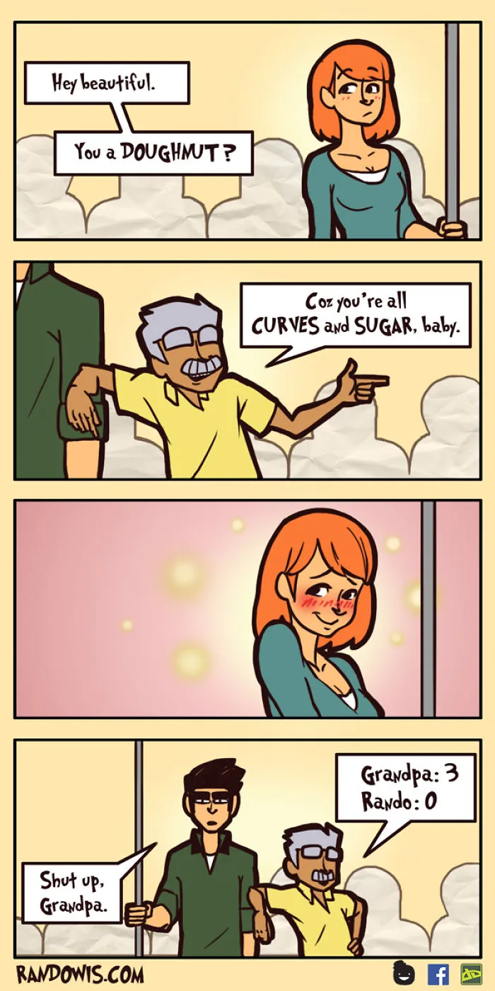 30 Socially Awkward Situations And Funny Random Thoughts That Gained This Artist 100,000 Followers