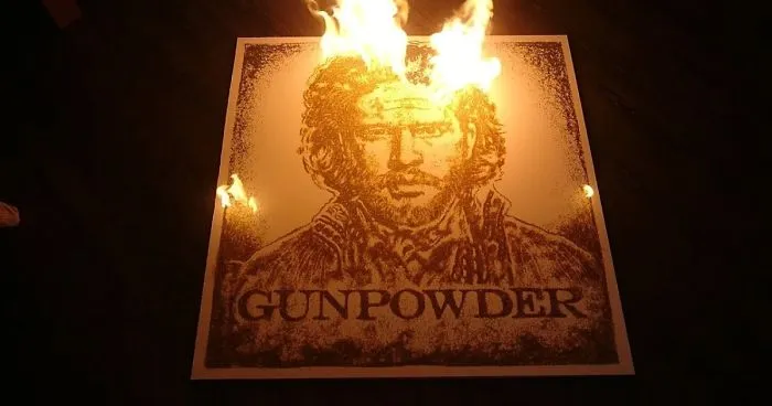 Gunpowder Art Piece Of Kit Harington