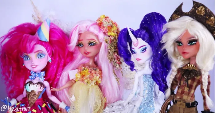 Doll Remaker "Hexitan" Recreates Dolls From Cartoons And Popular Shows