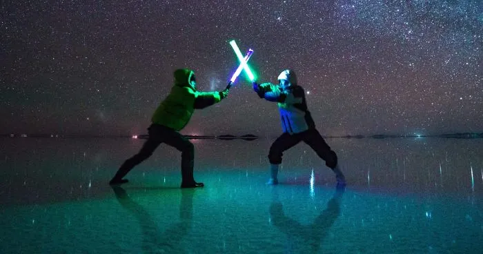 Dream Comes True: Star Wars Within Billions Of Stars At Largest Mirror On Earth, Salar De Uyuni