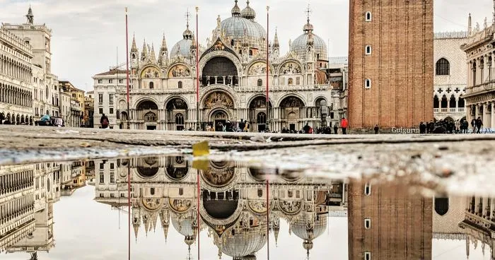 I Travel The World Photographing Reflections In Puddles With My Smartphone