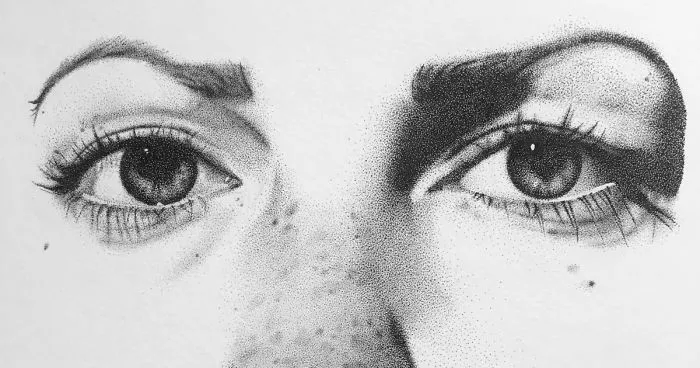 Artist Creates Hyperrealistic Portraits Using Millions Of Dots