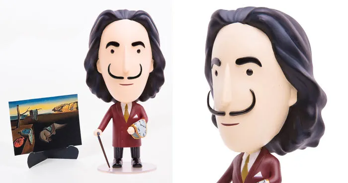 A Salvador Dalí Action Figure With Interchangeable Mustaches... Yes!