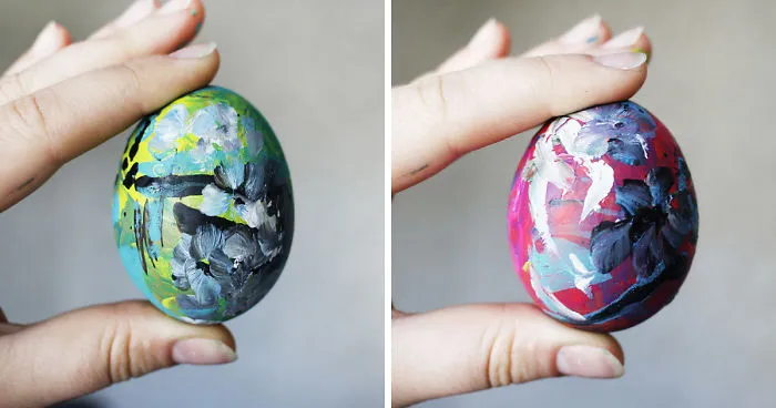 I've Painted Easter Eggs Very Spontaneously
