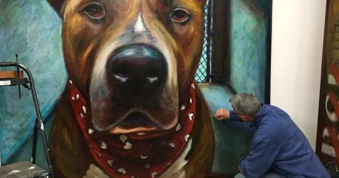 One Artist Paints 5500 Shelter Dogs