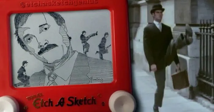 This Artist Spends 1000's Of Hours Etch-A-Sketching