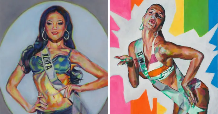 This Feminist Artist Paints Beauty Contestants