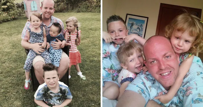 Single Gay Guy Earns A "Super Dad" Title After Adopting 4 Disabled Children