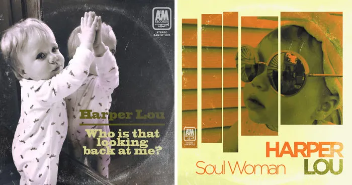 Dad Turns Photos Of Daughter Into Original Album Covers