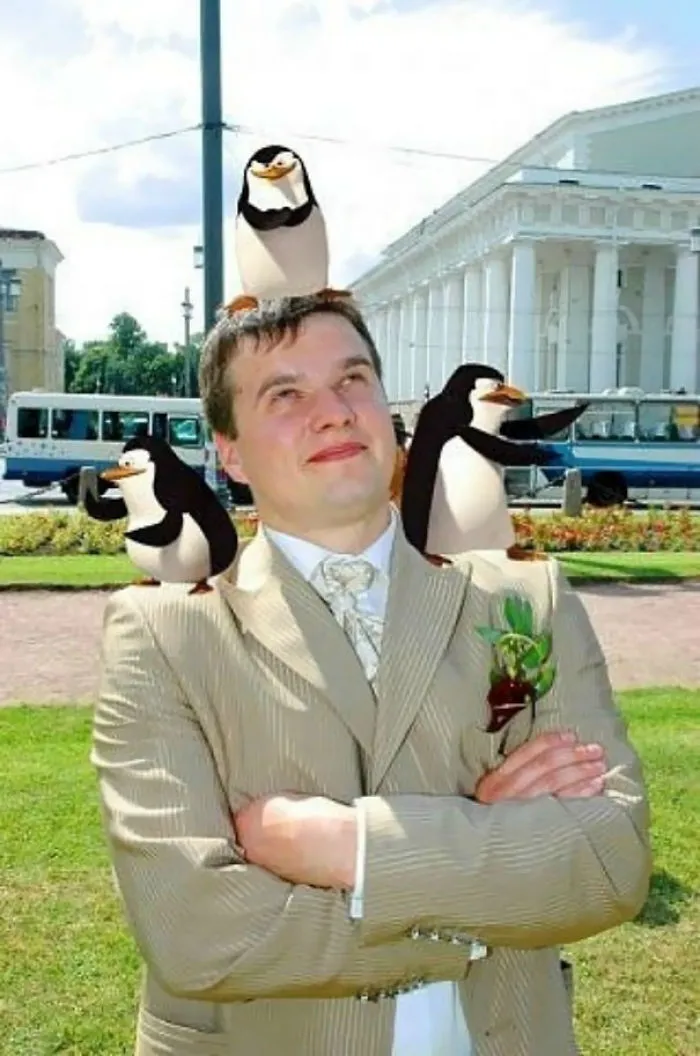 When You Don't Have Friends To Be You Groomsmen