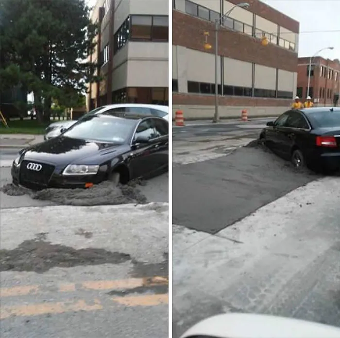 Today Someone Decided To Make An Illegal U Turn At The Worst Possible Time