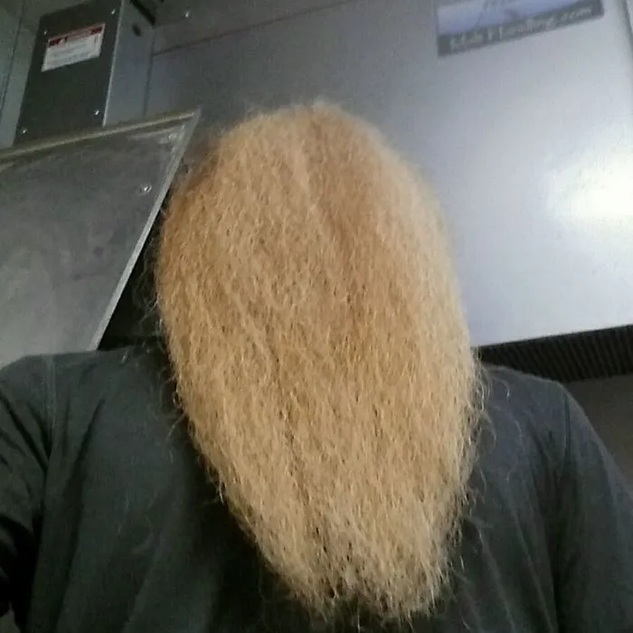 180 Hilariously Disturbing Photos Of Bearded Men Looking Straight Up