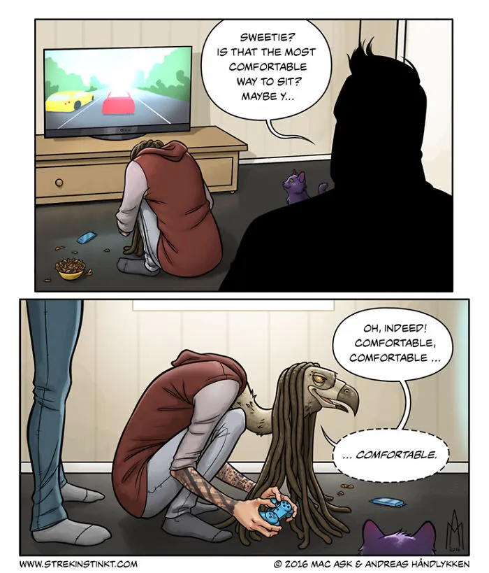 We're A Married Couple Who Illustrate Our Everyday Problems With A Surreal Twist