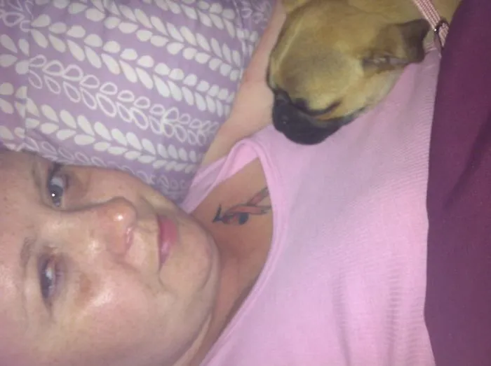 Little Baby With Bi-Led Momma. She Used To Have To Cuddle Up Like This Every Night As A Baby.