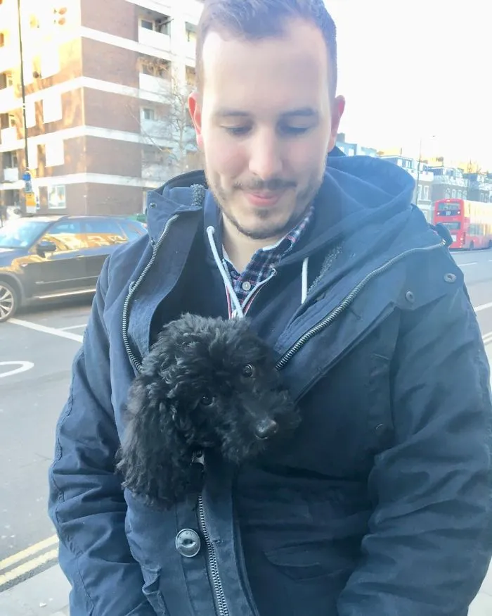 Mollies First Trip To The Vets, Before All Of The Jabs Were Done. So, She Had To Be Carried!