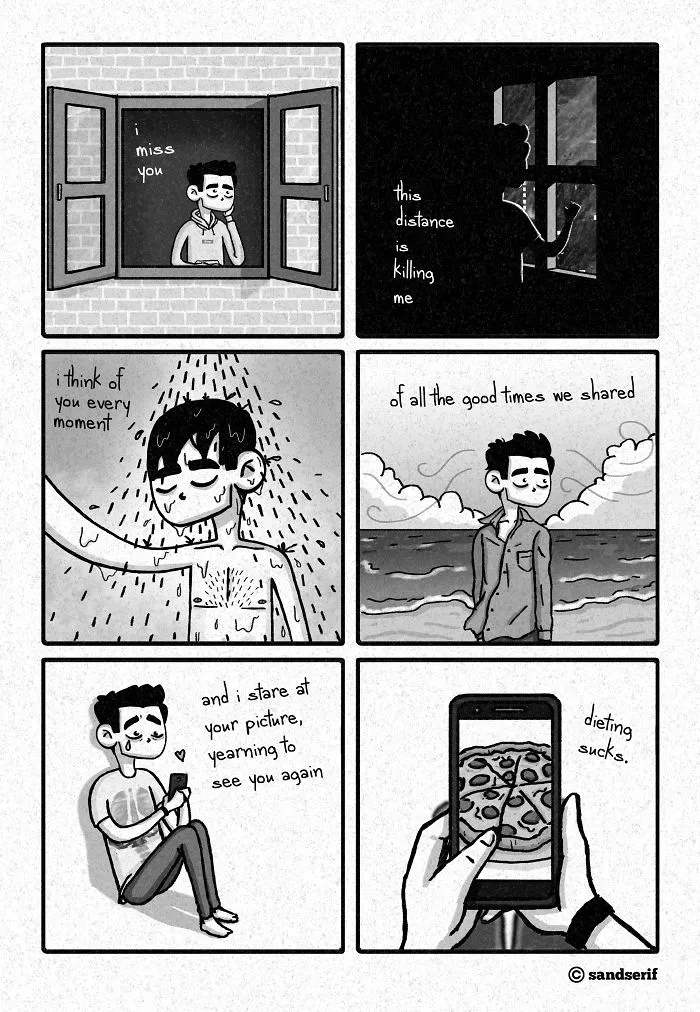 45 Dark And Amusing Comics That I Made About My Life To Express Myself