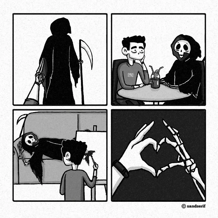 45 Dark And Amusing Comics That I Made About My Life To Express Myself